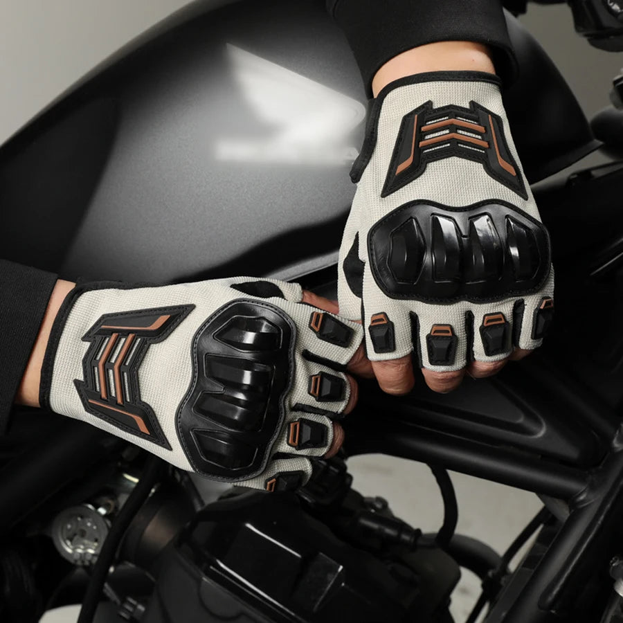 Half Finger Men's Gloves Outdoor F Protective Gloves Sports Wear resistant Motorcycle Bicycle Gloves