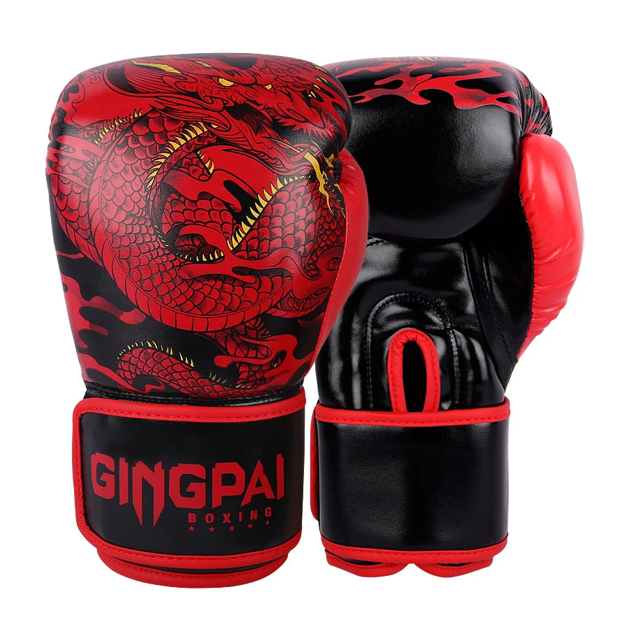 10/12/14oz Boxing Gloves Professional Adult Sanda Muay Thai Fighting Gloves Men and Women Training Sandbag Free Fight MMA
