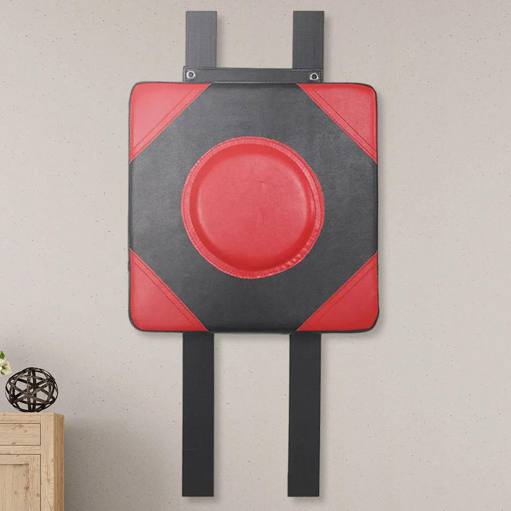 Boxing Punch Target PU Leather Boxing Training Sandbag Adjustable Height Punching Bag Wall Punching Pad for Martial Arts Karate