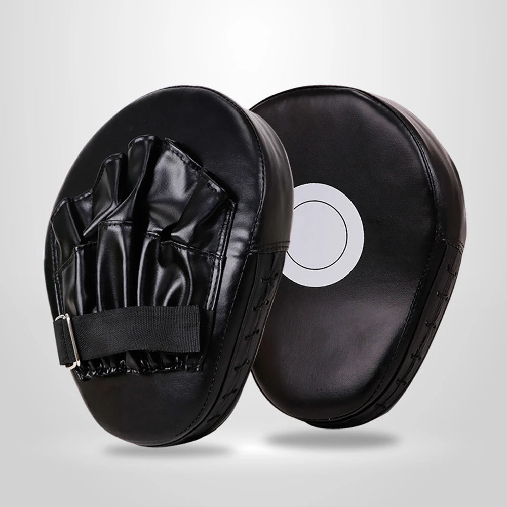 Curved Boxing Hand Target PU Leather Curved Punching Mitts Breathable Kickboxing Pads Boxing Focus Pad for Martial Arts Training